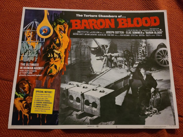 Baron Blood 1972 Scifi/Horror