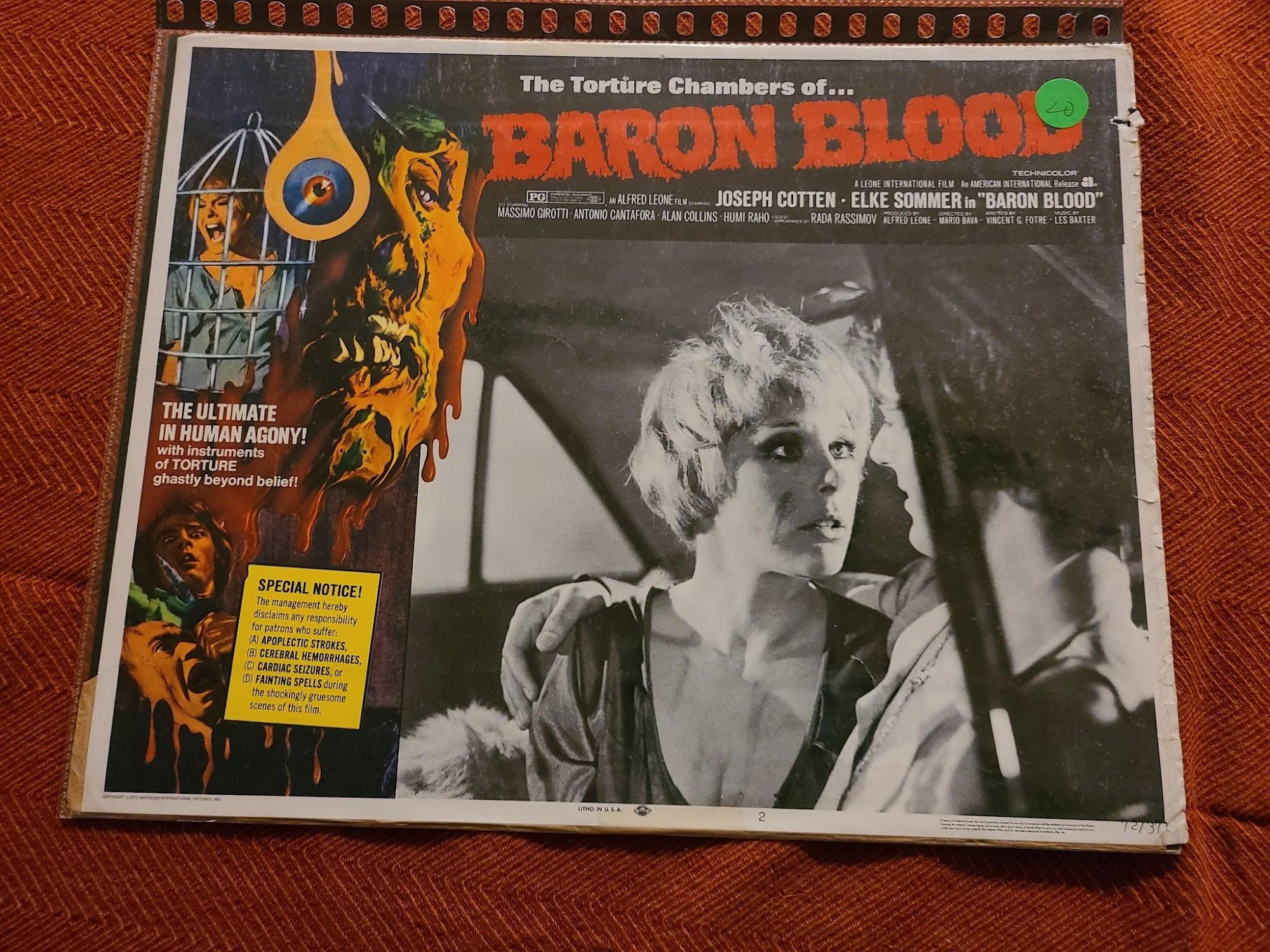 Baron Blood 1972 Scifi/Horror
