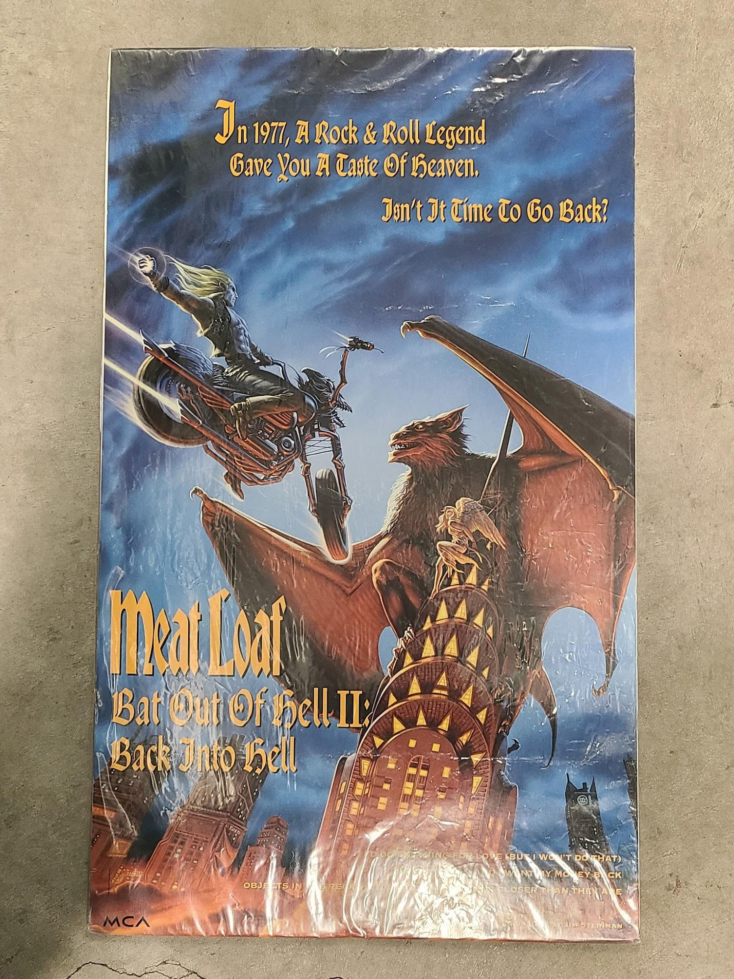 Bat Out Of Hell II 1993 UK/US 30x40