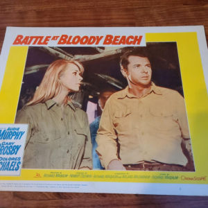Battle At Bloody Beach 1961 Military/Aviation Lobby Cards
