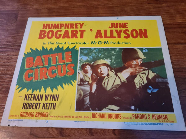 Battle Circus 1953 Military/Aviation Lobby Cards
