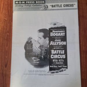 Battle Circus 1953 Press Books