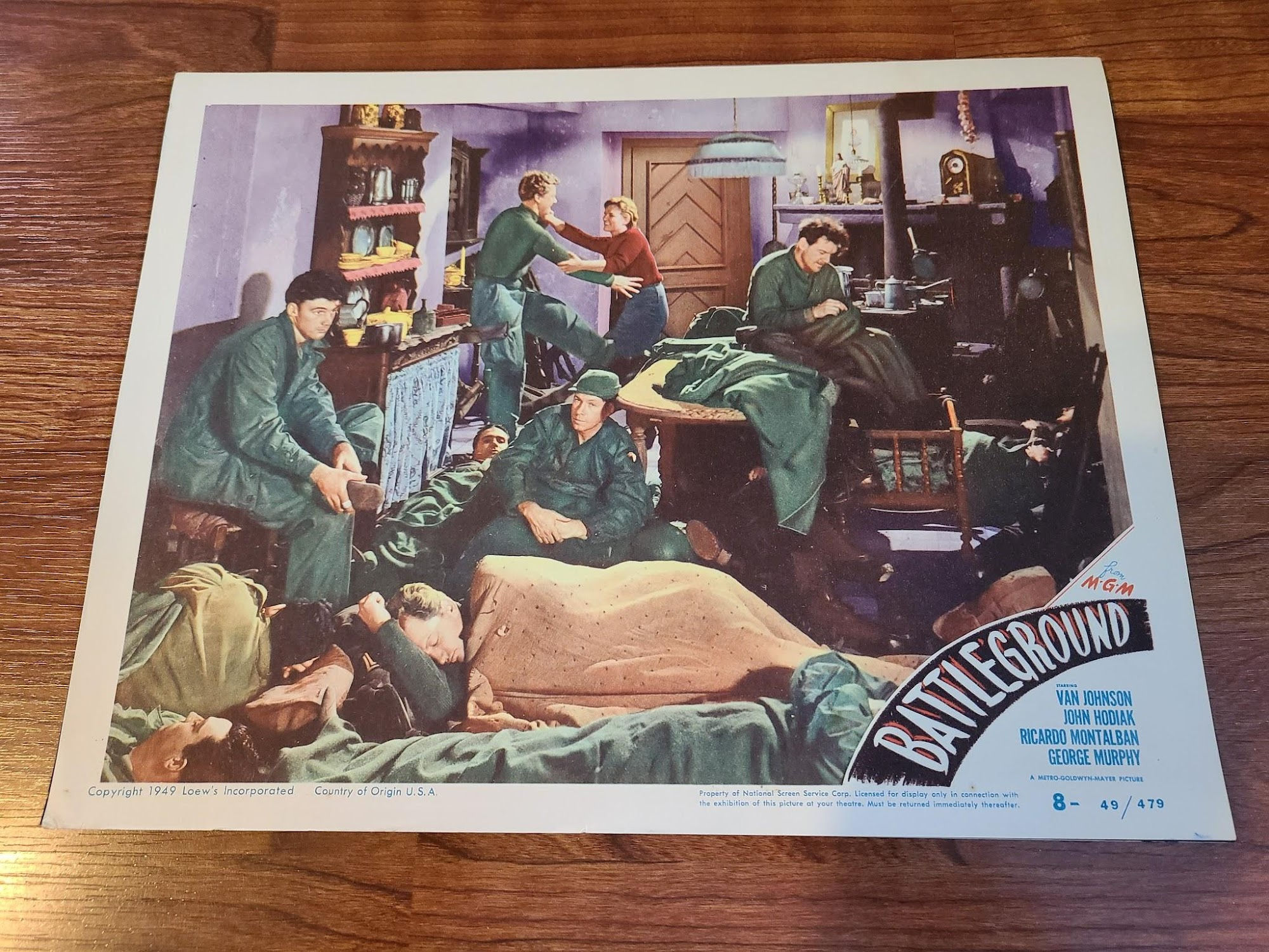 Battleground 1949 Military/Aviation Lobby Cards