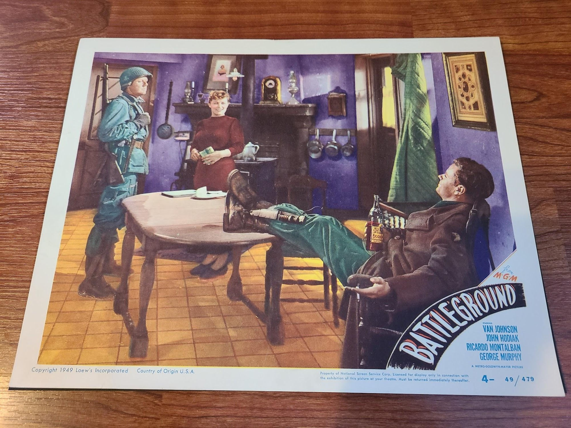 Battleground 1949 Military/Aviation Lobby Cards