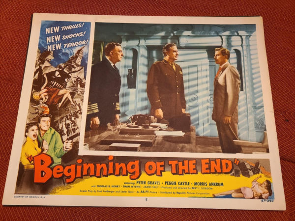 Beginning Of The End 1957 Scifi/Horror