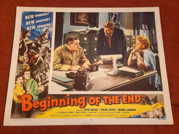 Beginning Of The End 1957 Scifi/Horror