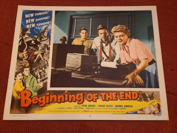Beginning Of The End 1957 Scifi/Horror