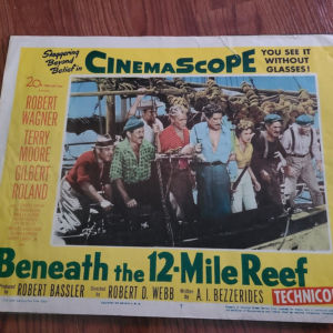 Beneath The 12-Mile Reef 1953 General Lobby Cards