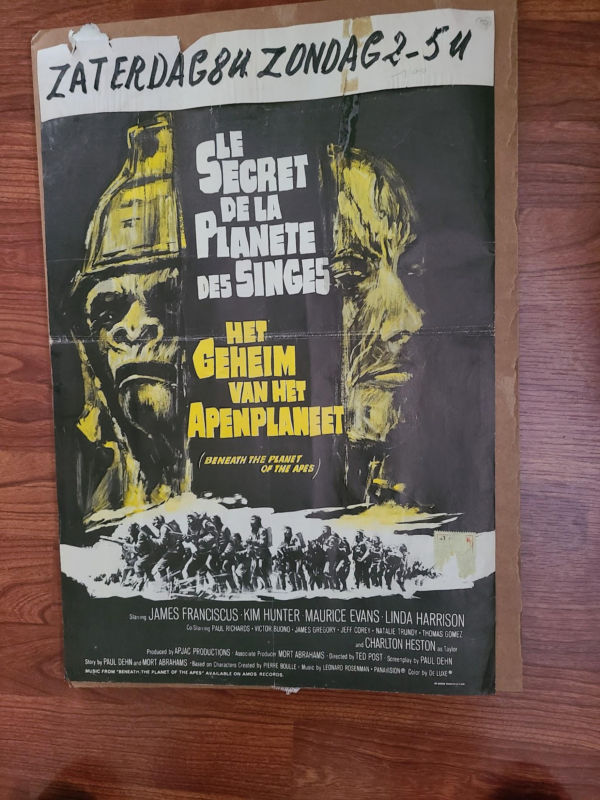 Beneath The Planet Of the Apes 1970 Belgium