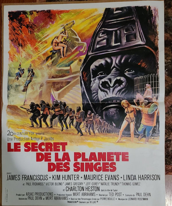Beneath The Planet Of The Apes 1970 French