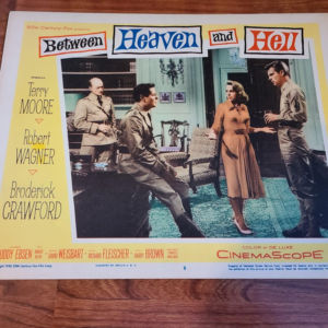 Between Heaven And Hell 1956 Military/Aviation Lobby Cards