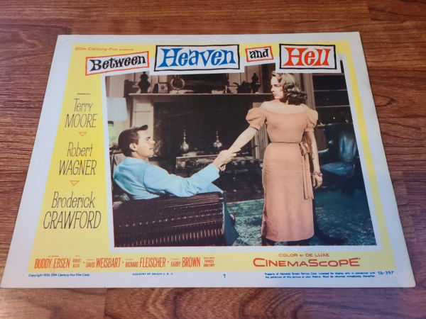 Between Heaven And Hell 1956 Military/Aviation Lobby Cards
