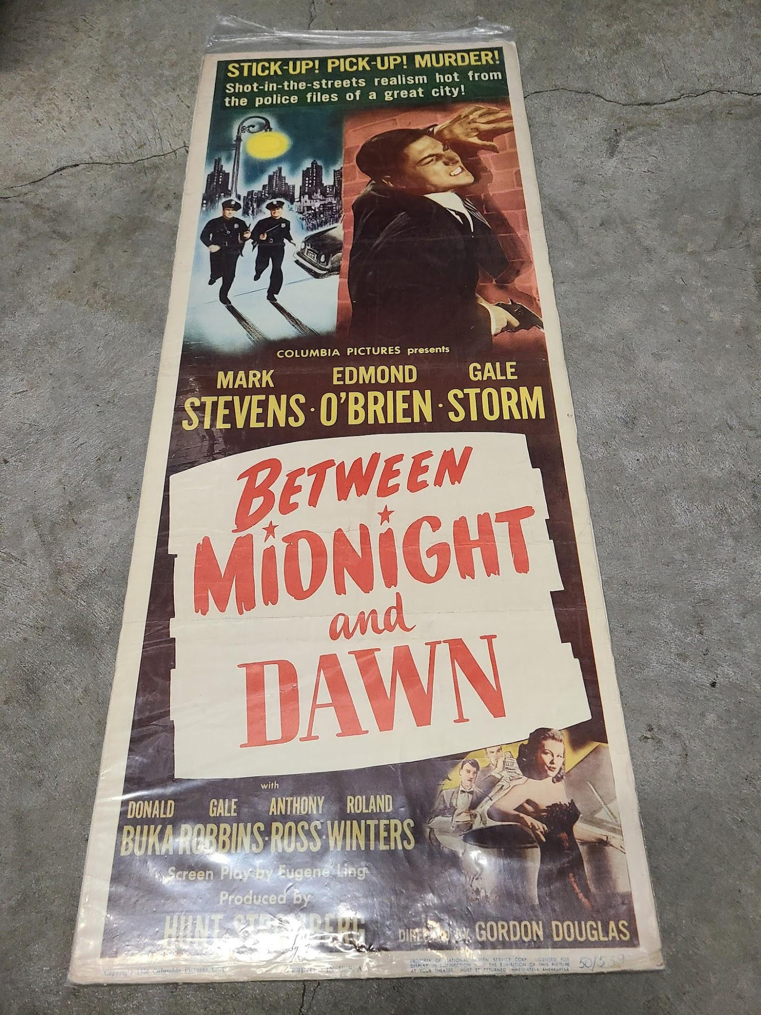 Between Midnight and Dawn 1950 Inserts
