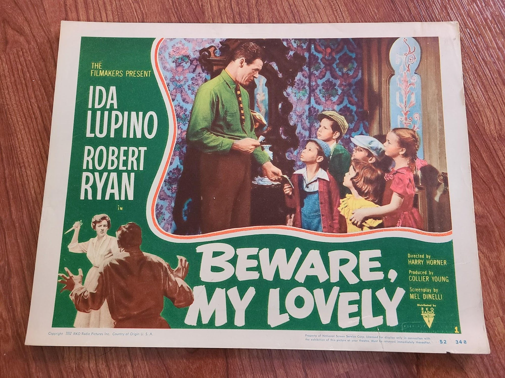 Beware My Lovely 1952 General Lobby Cards