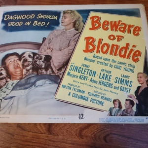 Beware of Blondie 1950 Title Cards