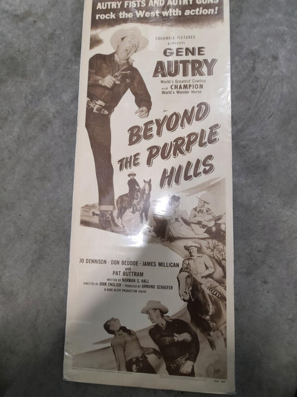 Beyond The Purple Hills 1950 Inserts
