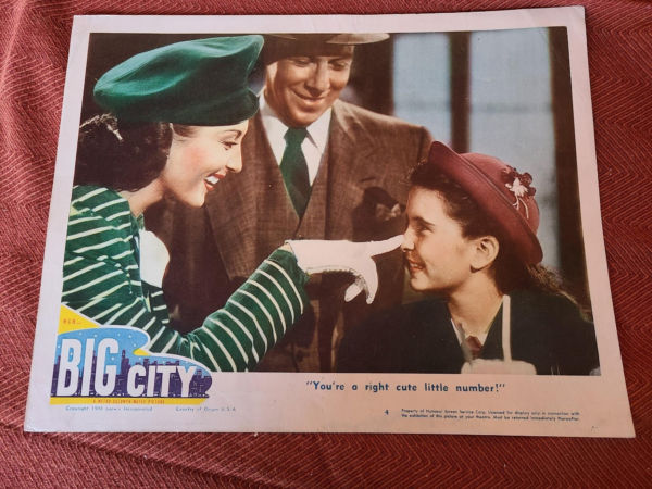 Big City 1948 General Lobby Cards