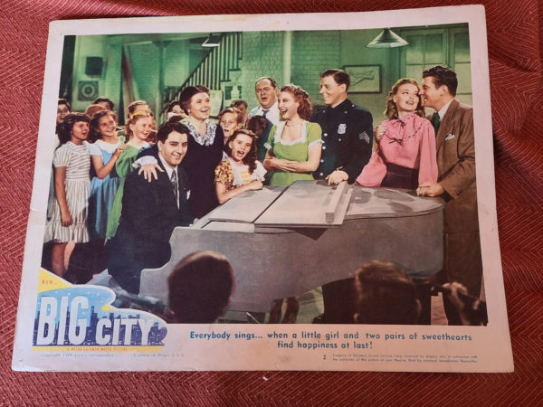 Big City 1948 General Lobby Cards