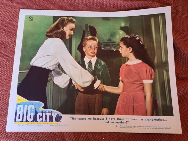 Big City 1948 General Lobby Cards