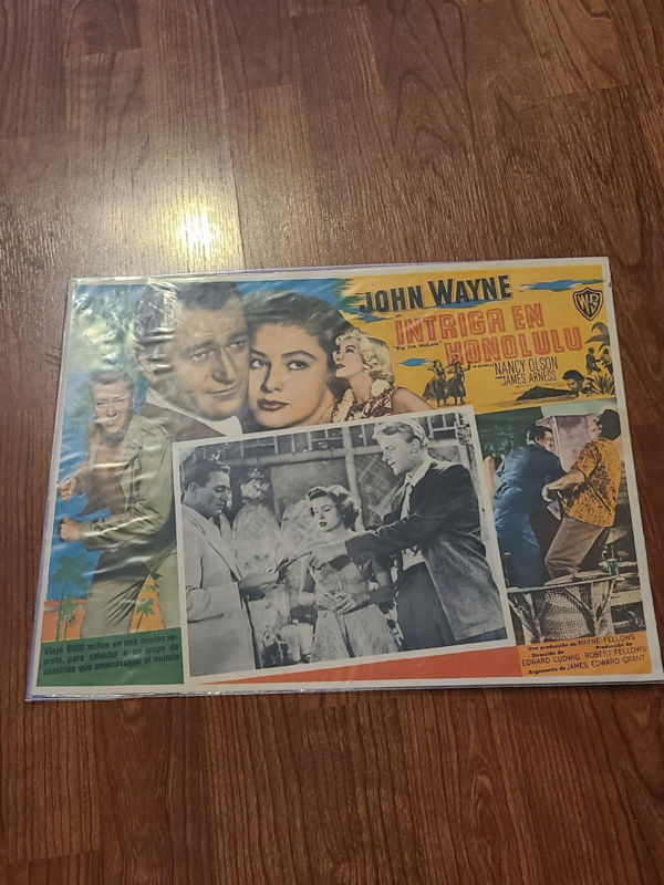 Big Jim McLain 1952 Mexican Lobby Cards