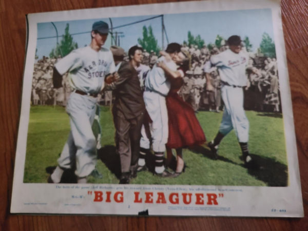 Big Leaguer 1953 General Lobby Cards