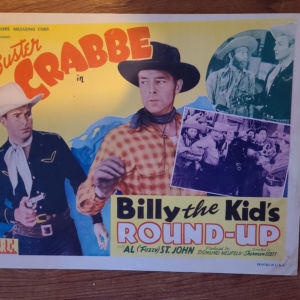 Billy The Kid's Round-Up 1941 Western Lobby Cards