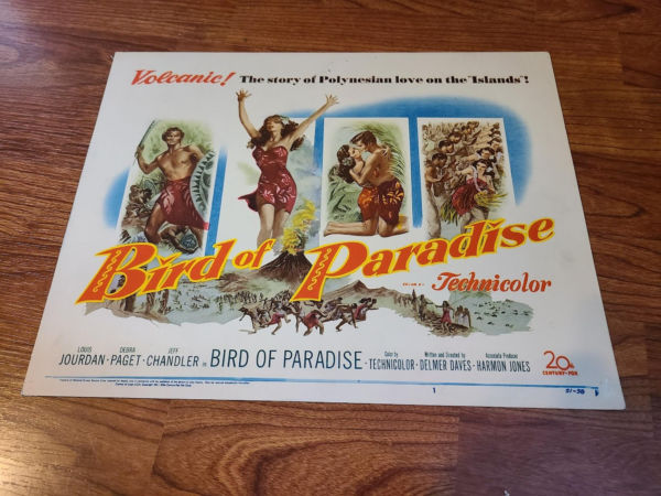 Bird Of Paradise 1951 Title Cards