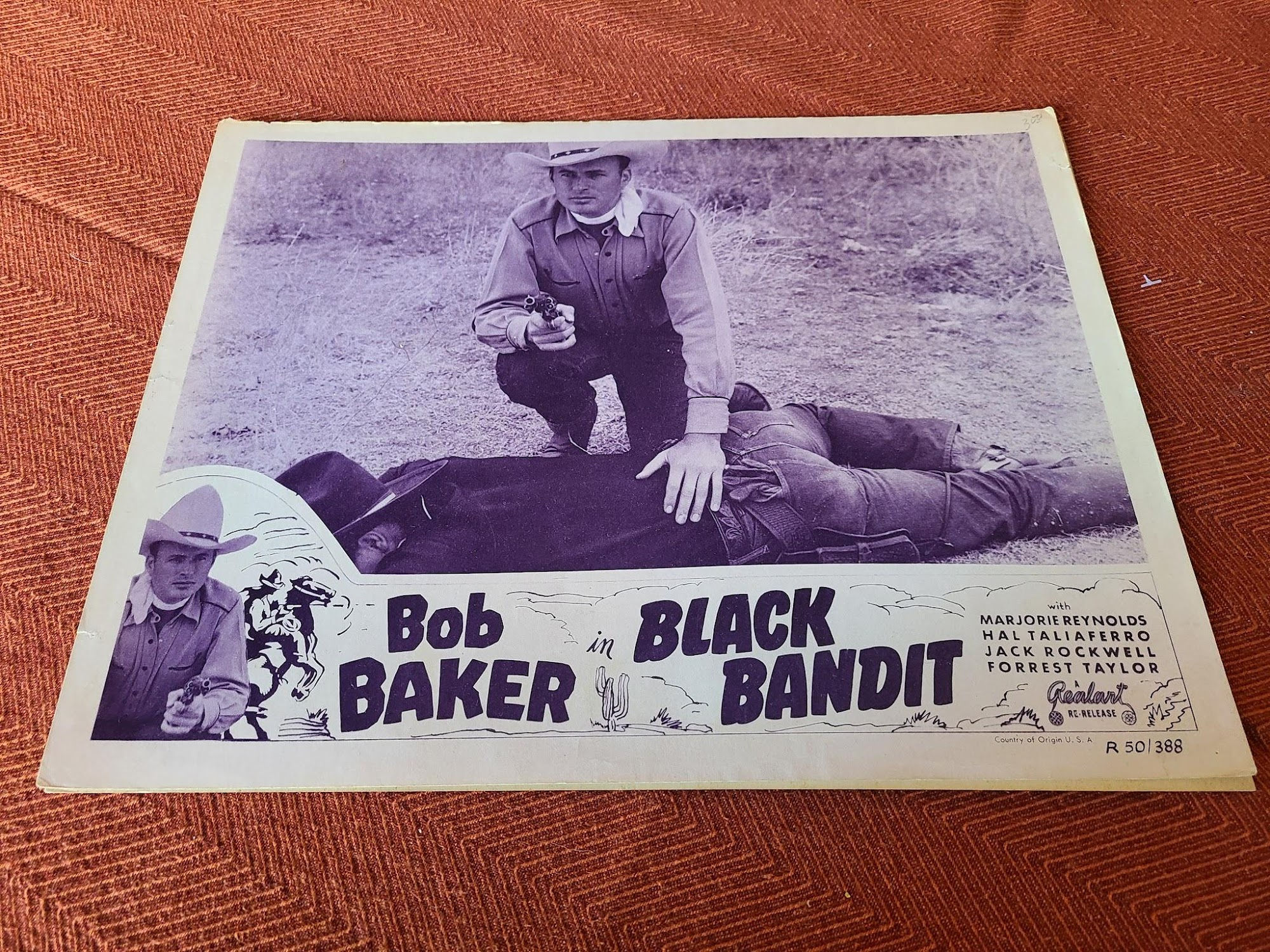 Black Bandit 1938 Western Lobby Cards