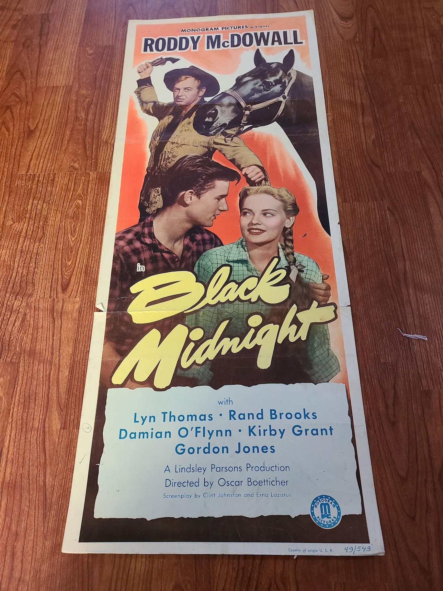 Black Midnight 1949 Inserts