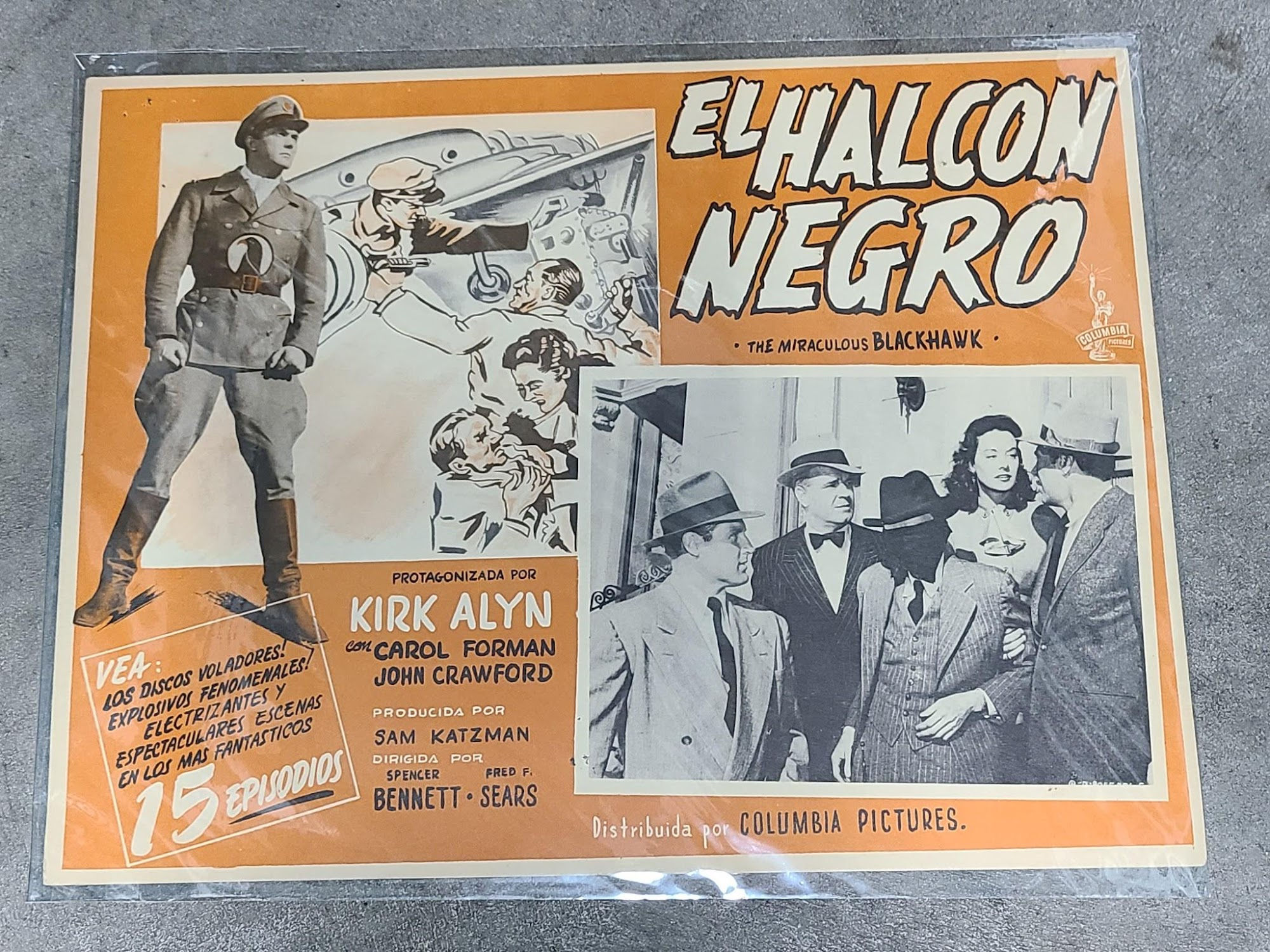 Blackhawk 1953 Mexican Lobby Cards