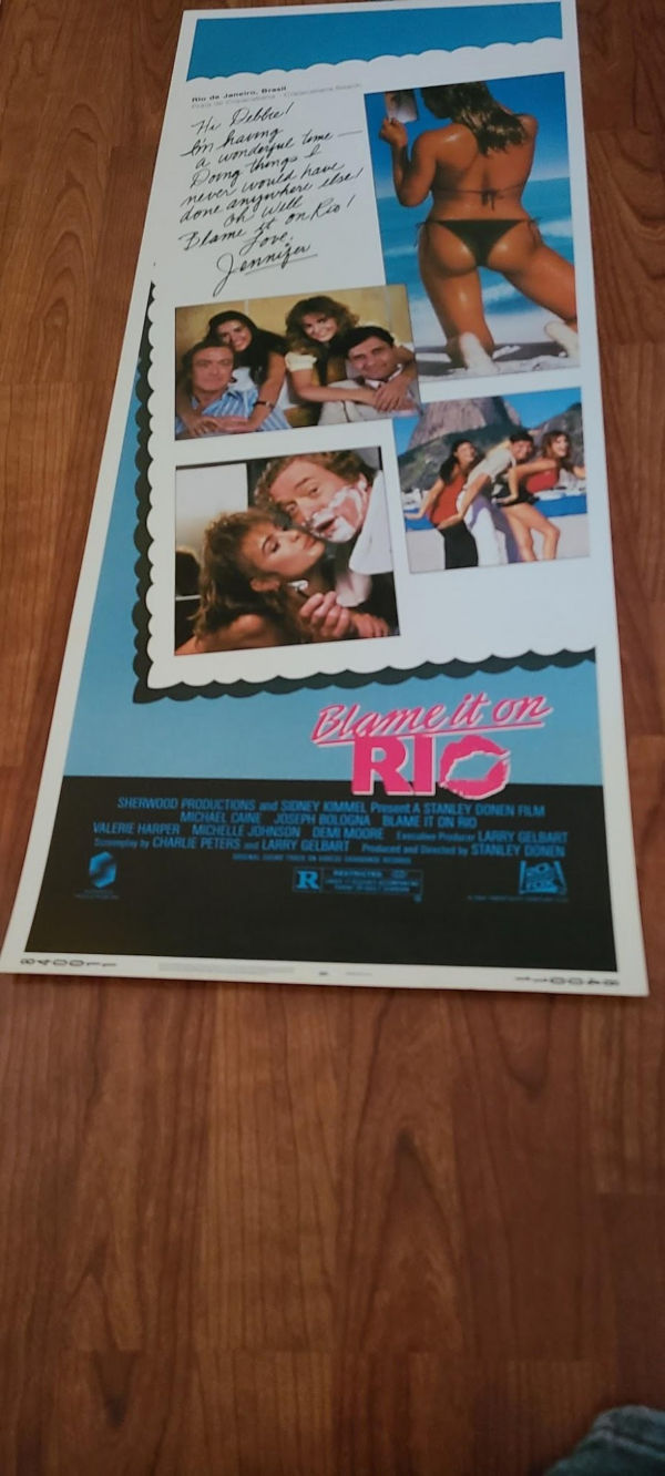 Blame It On Rio 1984 Inserts