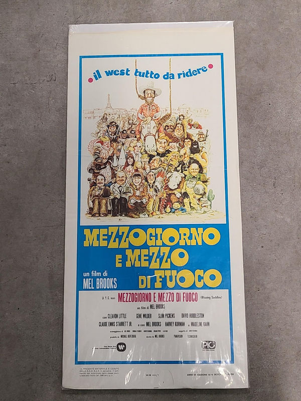 Blazing Saddles 1974 Locodina