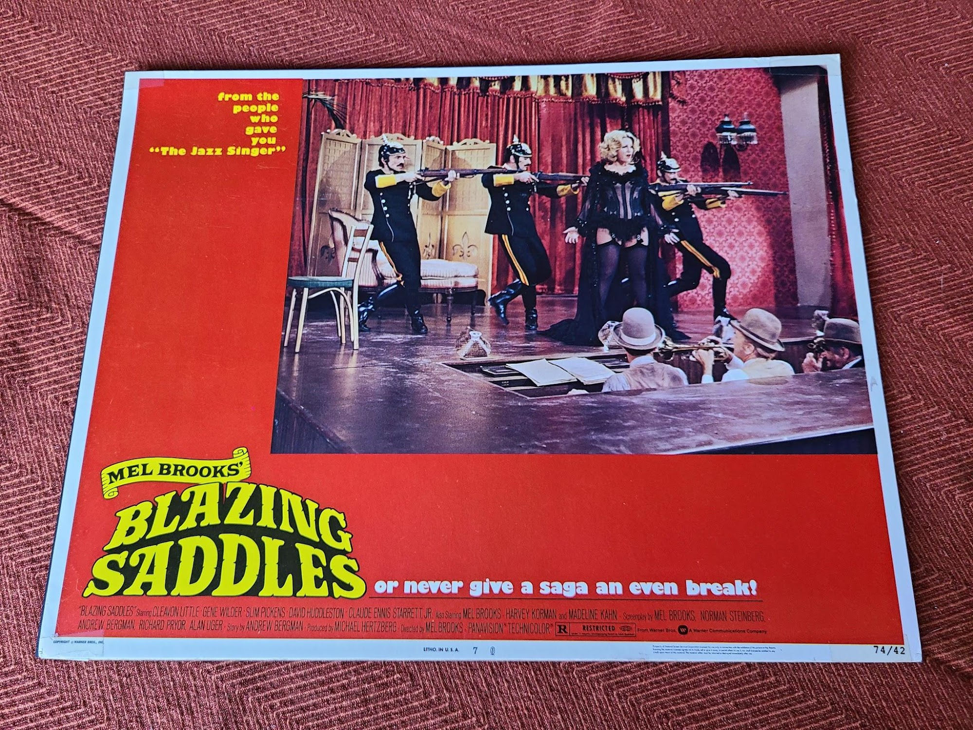 Blazing Saddles 1974 Western Lobby Cards