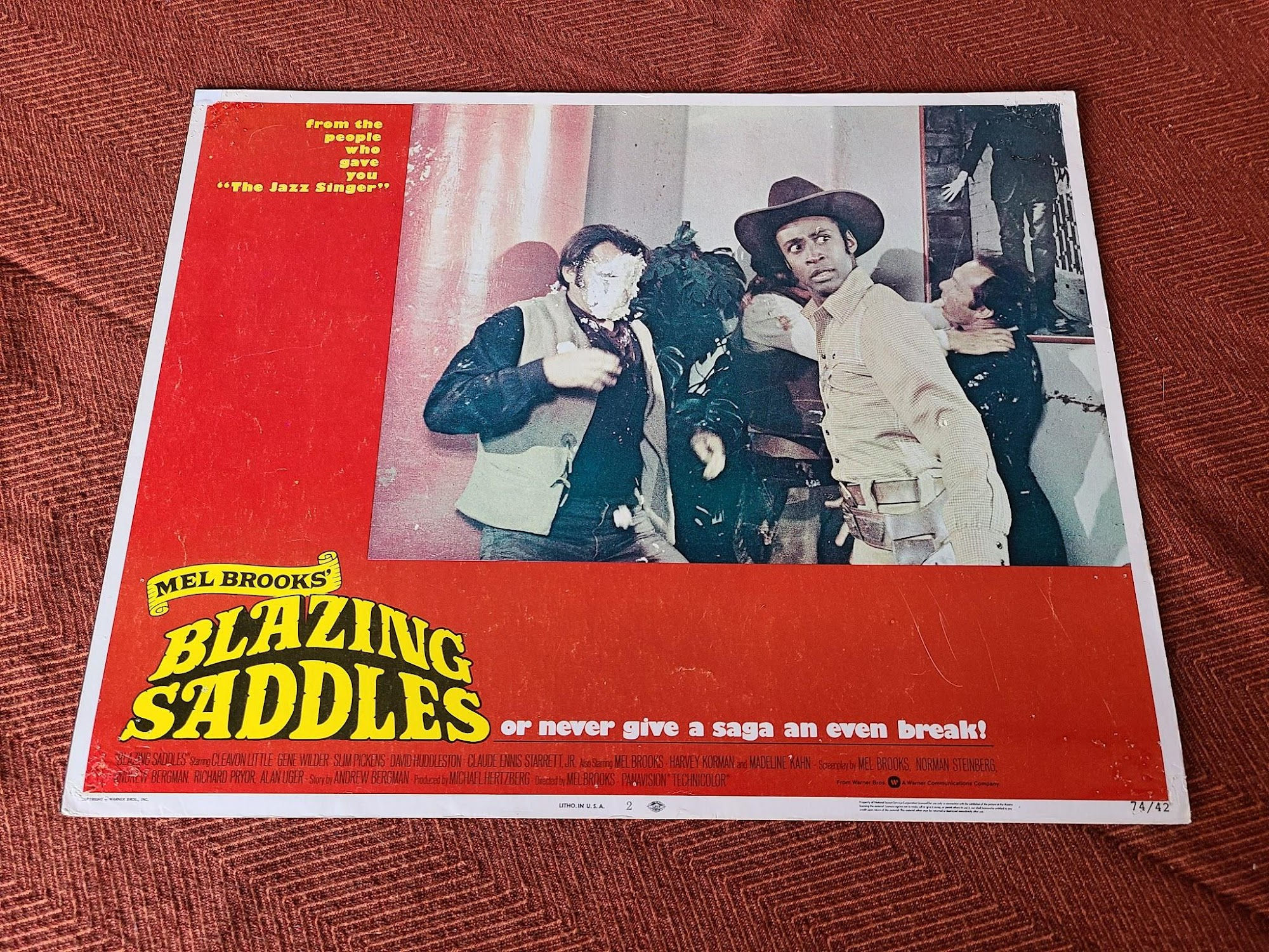 Blazing Saddles 1974 Western Lobby Cards