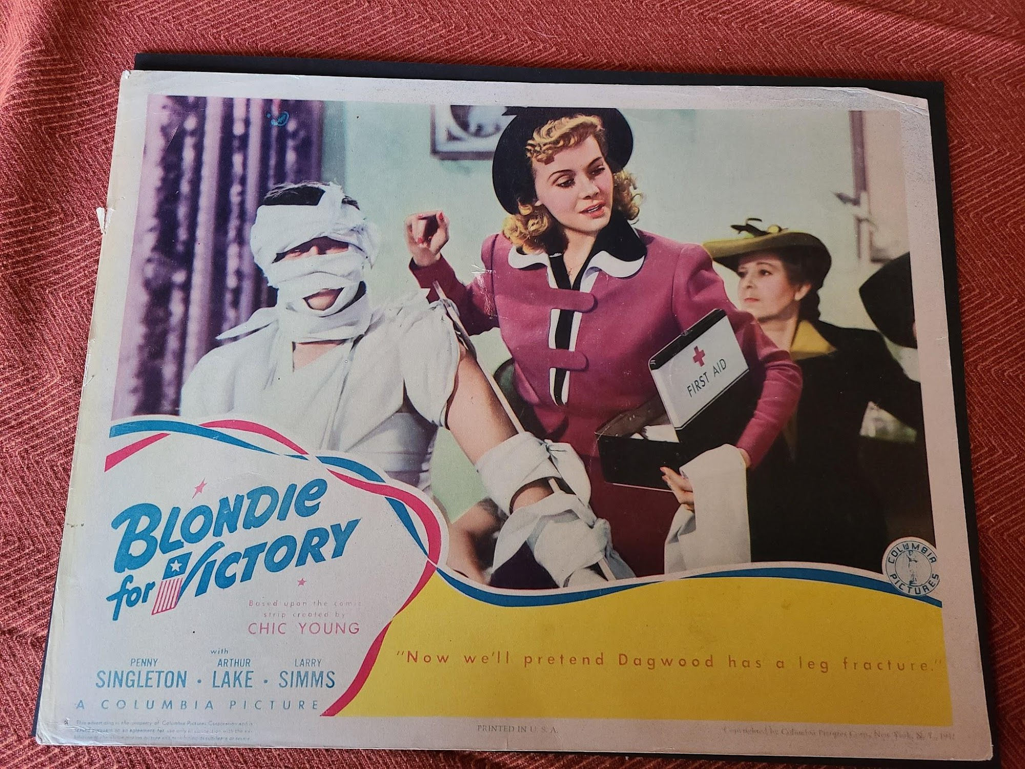 Blondie For Victory 1942 General Lobby Cards