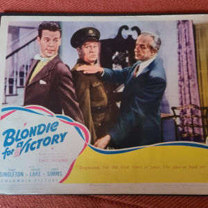 Blondie For Victory 1942 General Lobby Cards
