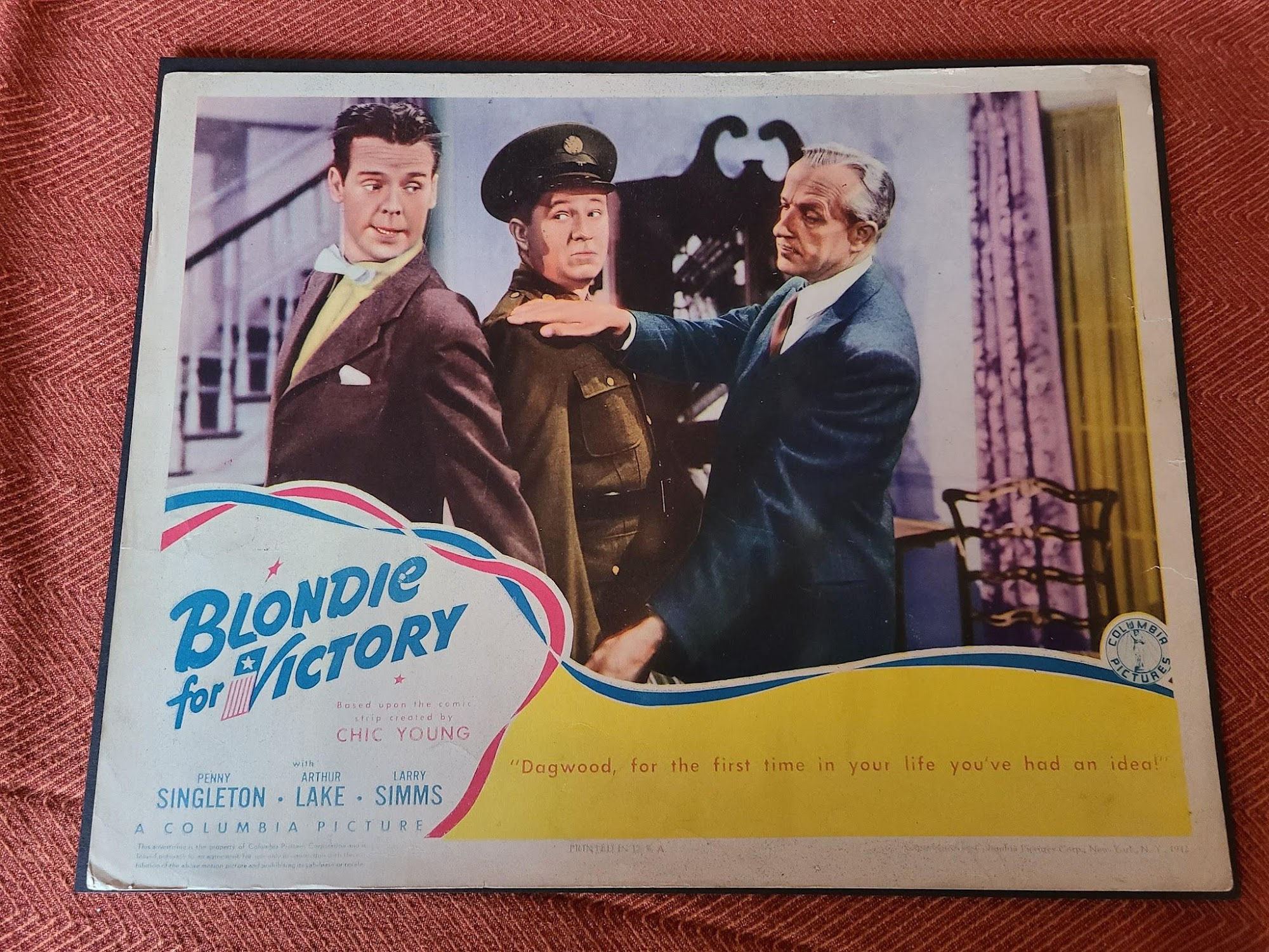 Blondie For Victory 1942 General Lobby Cards