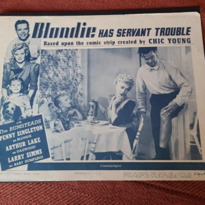 Blondie Has Servant Trouble 1940 General Lobby Cards