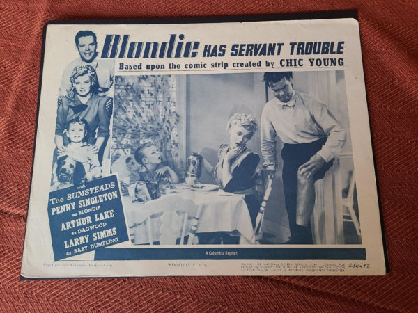 Blondie Has Servant Trouble 1940 General Lobby Cards