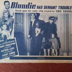 Blondie Has Servant Trouble 1940 General Lobby Cards