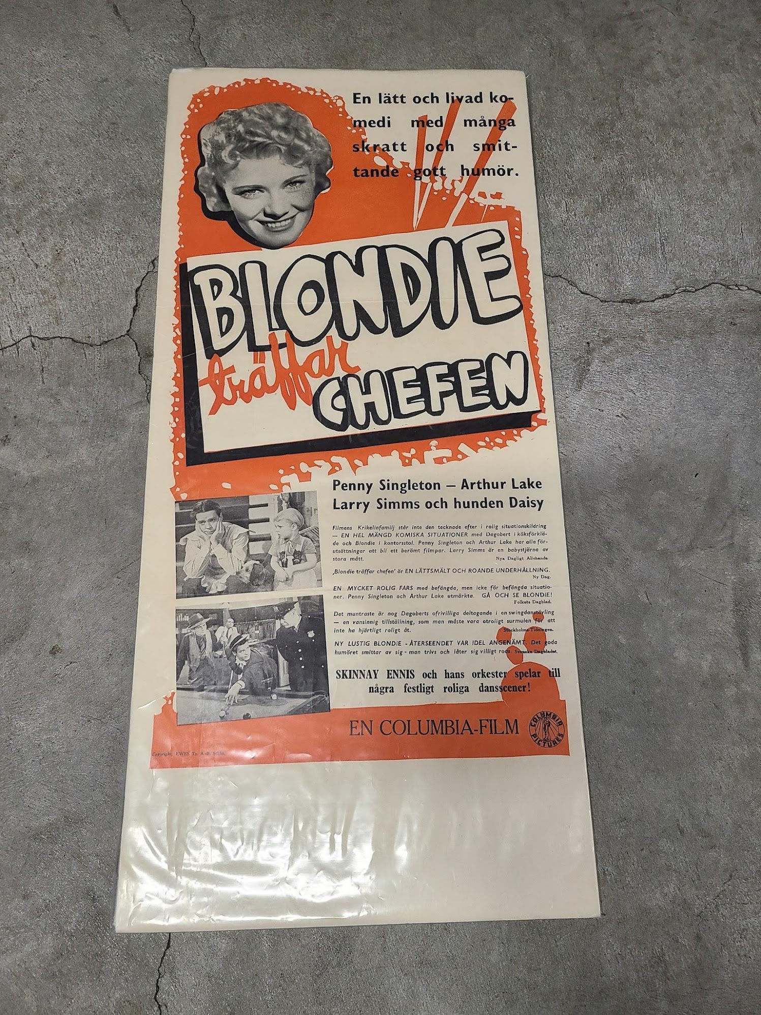 Blondie 1938 Swedish Slope
