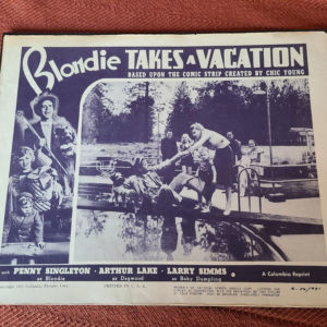 Blondie Takes A Vacation 1939 General Lobby Cards