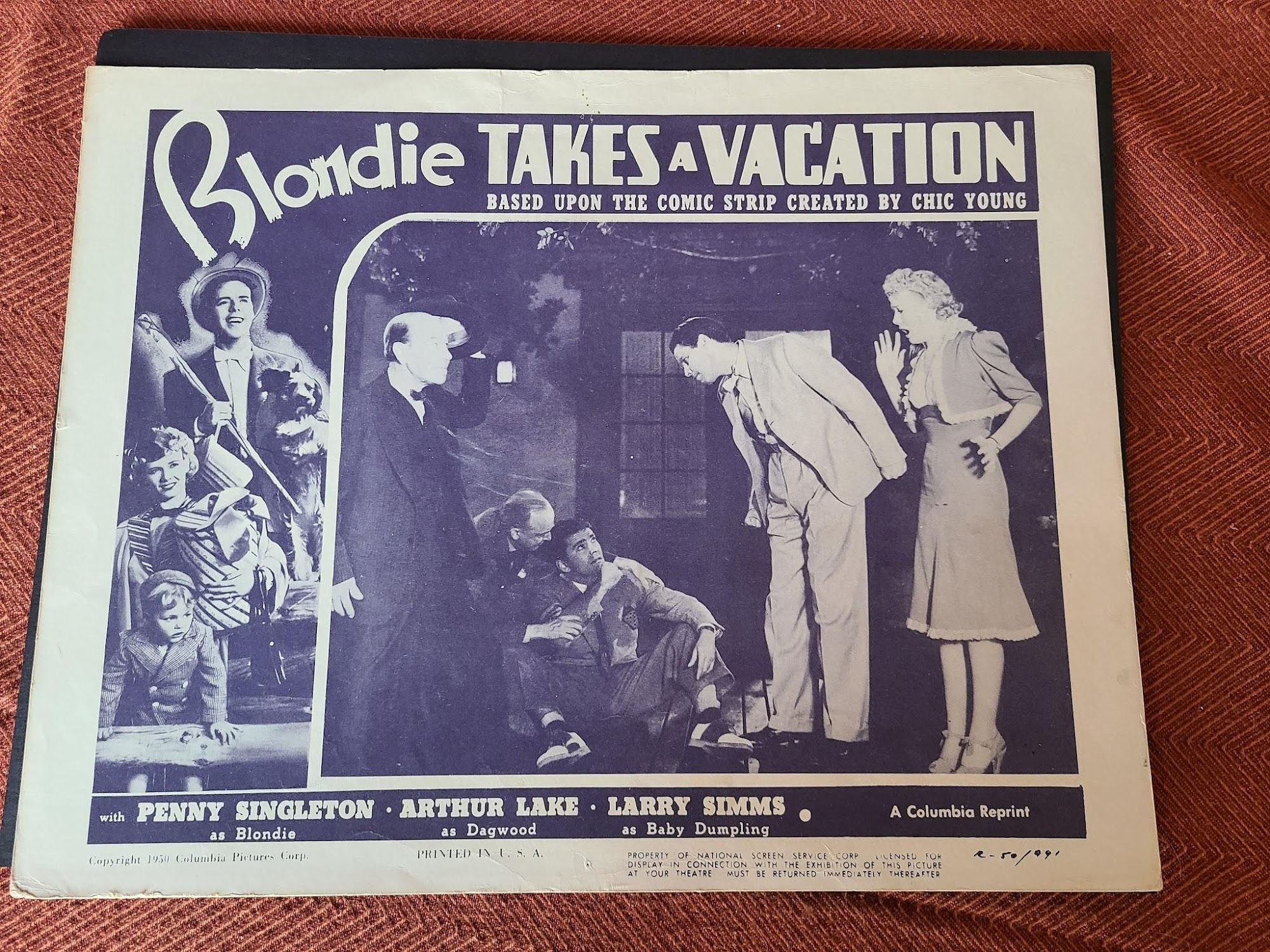 Blondie Takes A Vacation 1939 General Lobby Cards