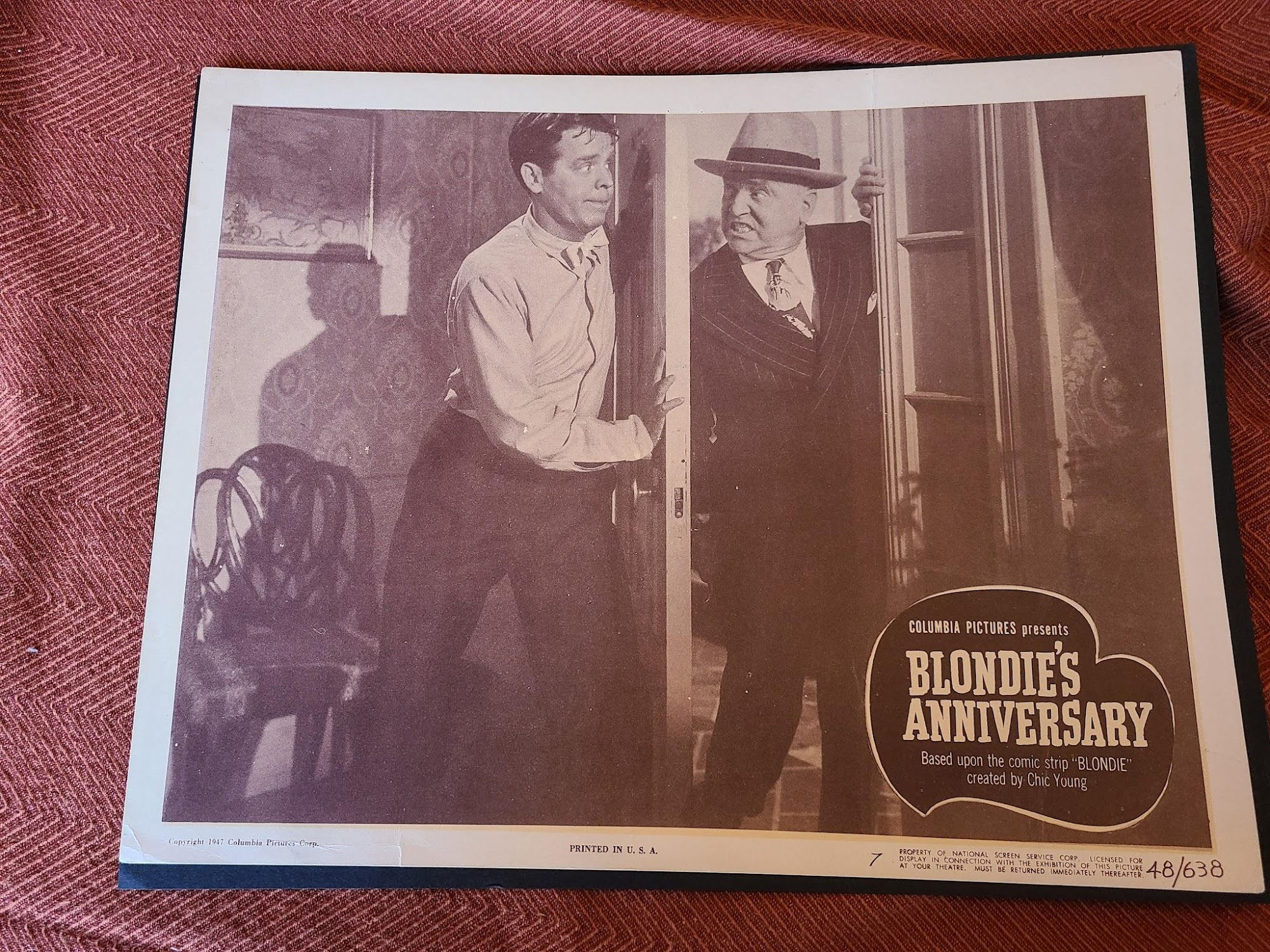 Blondie's Anniversary 1948 General Lobby Cards