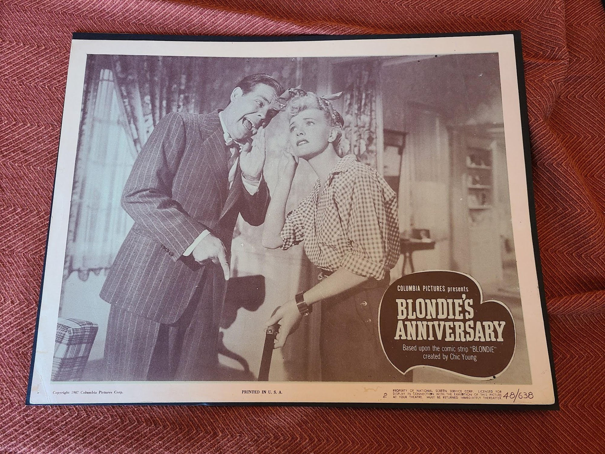 Blondie's Anniversary 1948 General Lobby Cards