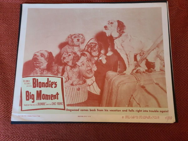 Blondie's Big Moment 1947 General Lobby Cards