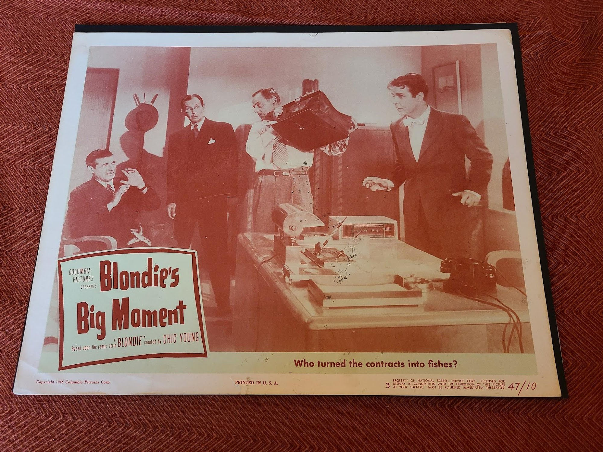 Blondie's Big Moment 1947 General Lobby Cards