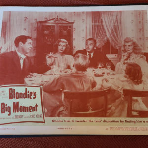 Blondie's Big Moment 1947 General Lobby Cards