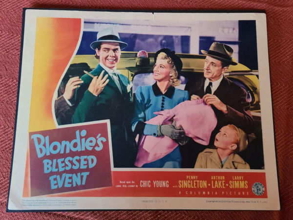 Blondie's Blessed Event 1942 General Lobby Cards