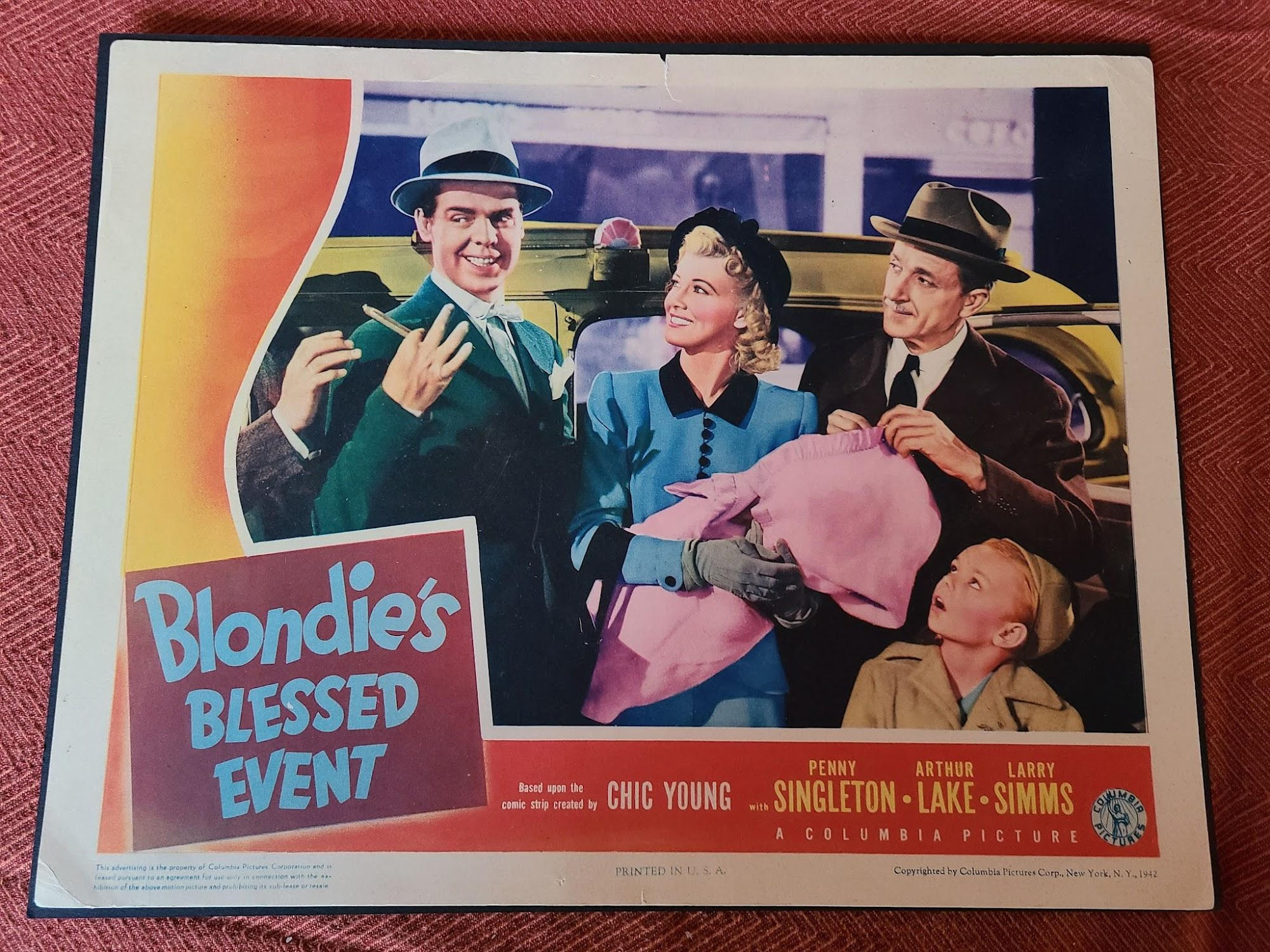 Blondie's Blessed Event 1942 General Lobby Cards